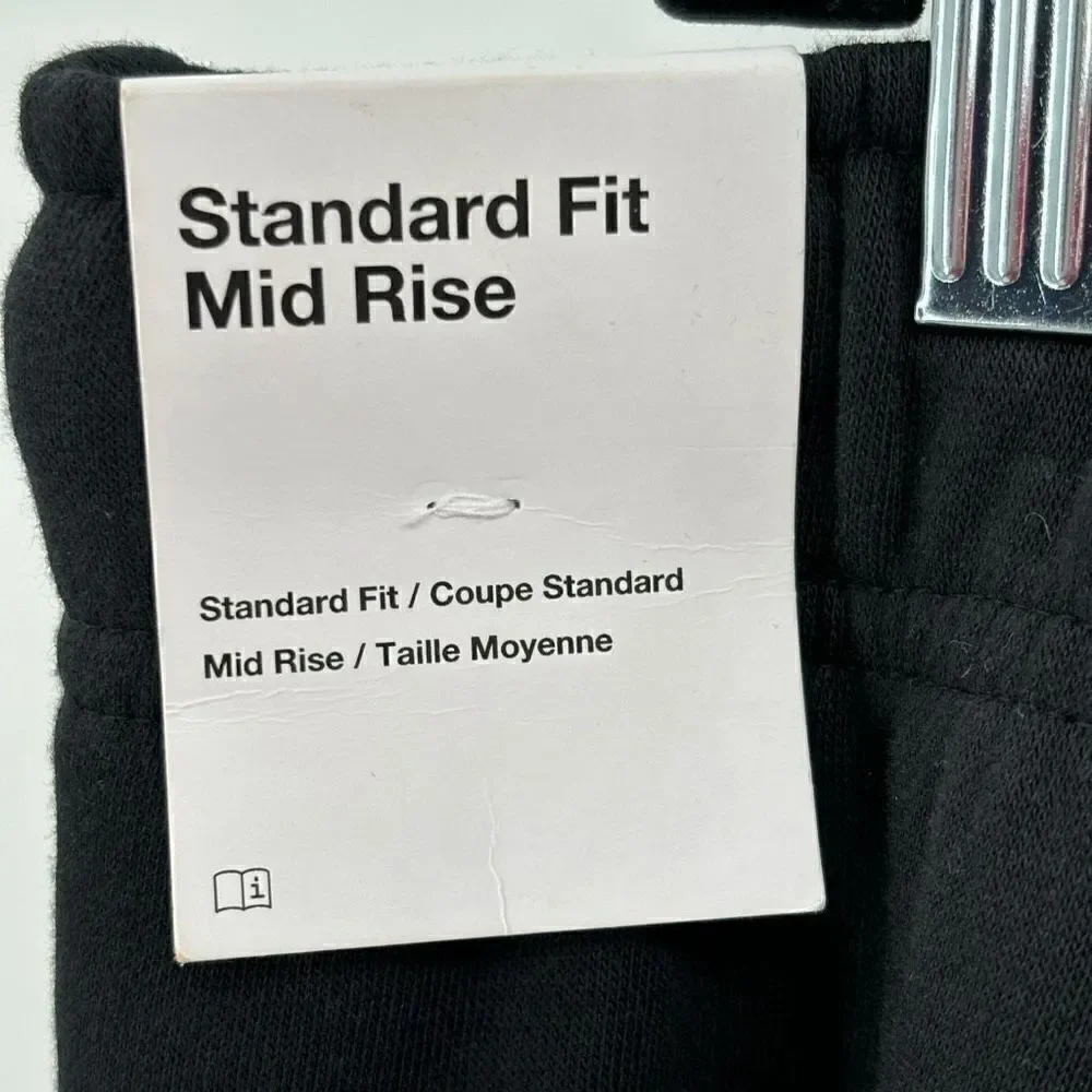 Nike Standard Fit Mid Rise Sweatpants Black‎ Women’s 1X NWT